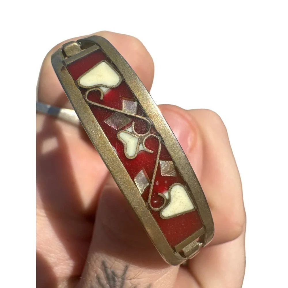 Vintage Alpaca Mexico Baby Bracelet